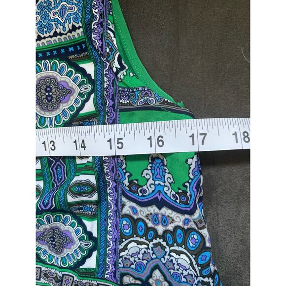 IMAN City Chic Scarf Vest Shirt Top‎ with Attached Tank Size Small NWT - Picture 5 of 10